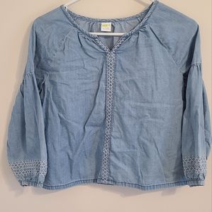 Crazy 8 Jean Blouse